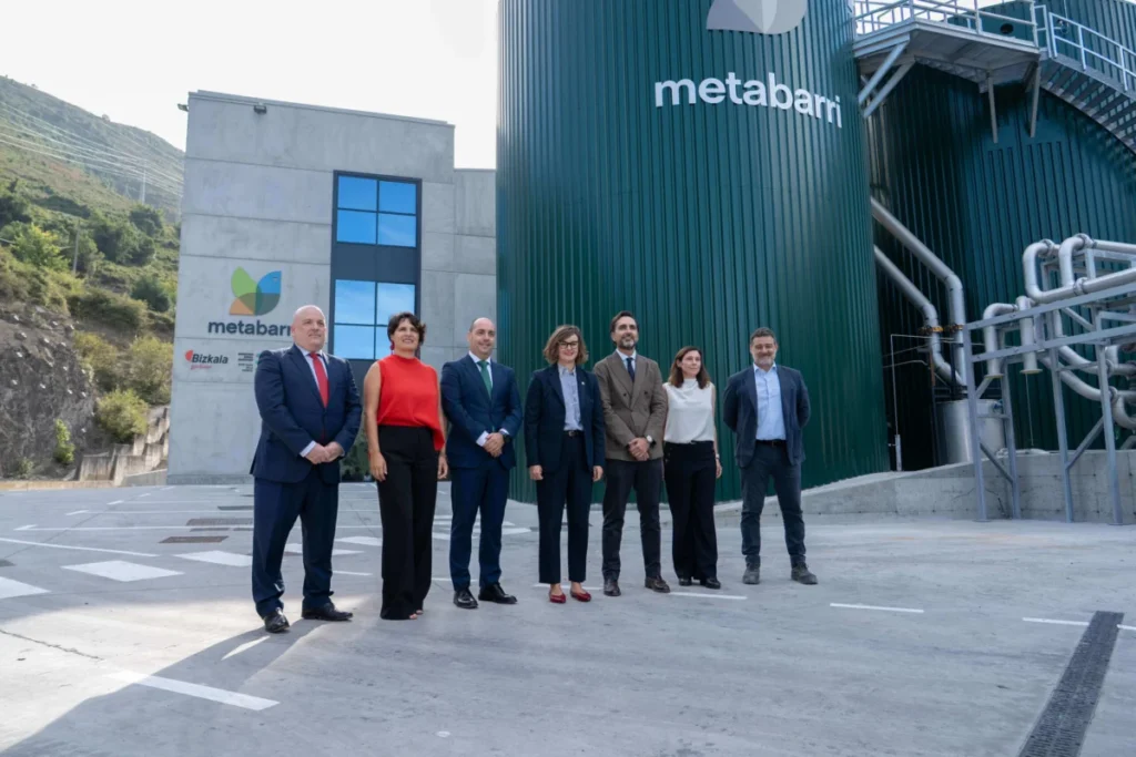Bizkaia Artigas Ekoparkı'ndaki Metabarri biyometan tesisi
