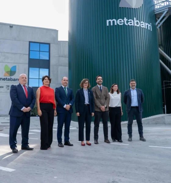 Bizkaia Artigas Ekoparkı'ndaki Metabarri biyometan tesisi