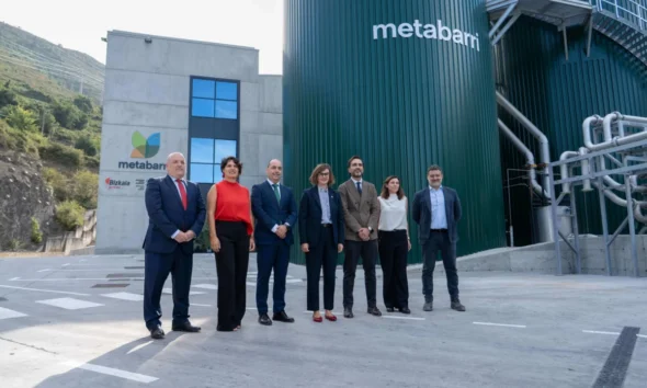 Bizkaia Artigas Ekoparkı'ndaki Metabarri biyometan tesisi
