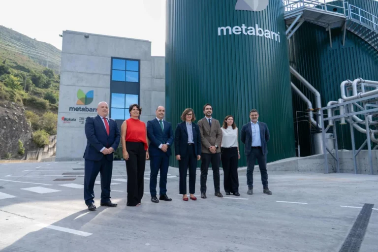 Bizkaia Artigas Ekoparkı'ndaki Metabarri biyometan tesisi